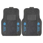 Fan Mats North Carolina Tar Heels 2 Piece Deluxe Car Mat Set