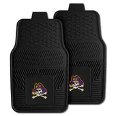 Fan Mats East Carolina Pirates Heavy Duty Car Mat Set - 2 Pieces