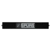 Fan Mats San Antonio Spurs Bar Drink Mat - 3.25In. X 24In.