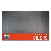 Fan Mats Edmonton Oilers Vinyl Grill Mat - 26In. X 42In.