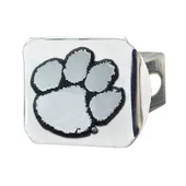 Fan Mats Clemson Tigers Chrome Metal Hitch Cover With Chrome Metal 3D Emblem