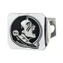 Fan Mats Florida State Seminoles Chrome Metal Hitch Cover With Chrome Metal 3D Emblem