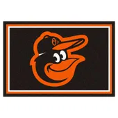 Fan Mats Baltimore Orioles 5Ft. X 8 Ft. Plush Area Rug