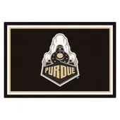 Fan Mats Purdue Boilermakers 5Ft. X 8 Ft. Plush Area Rug