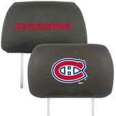 Fan Mats Montreal Canadiens Embroidered Head Rest Cover Set - 2 Pieces