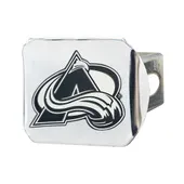 Fan Mats Colorado Avalanche Chrome Metal Hitch Cover With Chrome Metal 3D Emblem