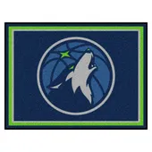 Fan Mats Minnesota Timberwolves 8Ft. X 10 Ft. Plush Area Rug