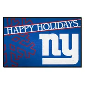 Fan Mats New York Giants Starter Accent Rug - 19In. X 30In. Happy Holidays Starter Mat