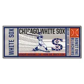 Fan Mats Chicago White Sox Ticket Runner Rug - 30In. X 72In.