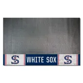 Fan Mats Chicago White Sox Vinyl Grill Mat - 26In. X 42In.