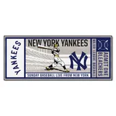 Fan Mats New York Yankees Ticket Runner Rug - 30In. X 72In.