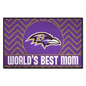 Fan Mats Baltimore Ravens Starter Accent Rug - 19In. X 30In. World's Best Mom Starter Mat