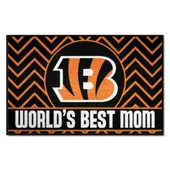 Fan Mats Cincinnati Bengals Starter Accent Rug - 19In. X 30In. World's Best Mom Starter Mat