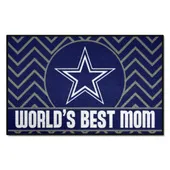 Fan Mats Dallas Cowboys Starter Accent Rug - 19In. X 30In. World's Best Mom Starter Mat