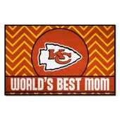 Fan Mats Kansas City Chiefs Starter Accent Rug - 19In. X 30In. World's Best Mom Starter Mat