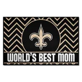 Fan Mats New Orleans Saints Starter Accent Rug - 19In. X 30In. World's Best Mom Starter Mat