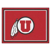 Fan Mats Utah Utes 8Ft. X 10 Ft. Plush Area Rug