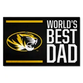 Fan Mats Missouri Tigers Starter Accent Rug - 19In. X 30In. World's Best Dad Starter Mat