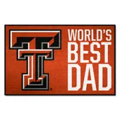 Fan Mats Texas Tech Red Raiders Starter Accent Rug - 19In. X 30In. World's Best Dad Starter Mat