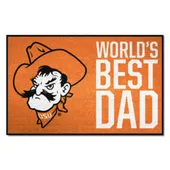 Fan Mats Oklahoma State Cowboys Starter Accent Rug - 19In. X 30In. World's Best Dad Starter Mat