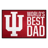 Fan Mats Indiana Hoosiers Starter Accent Rug - 19In. X 30In. World's Best Dad Starter Mat