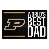 Fan Mats Purdue Boilermakers Starter Accent Rug - 19In. X 30In. World's Best Dad Starter Mat