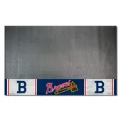 Fan Mats Boston Braves Vinyl Grill Mat - 26In. X 42In.