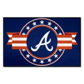 Fan Mats Atlanta Braves Starter Accent Rug - 19In. X 30In. Patriotic Starter Mat