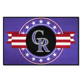 Fan Mats Colorado Rockies Starter Accent Rug - 19In. X 30In. Patriotic Starter Mat