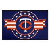 Fan Mats Minnesota Twins Starter Accent Rug - 19In. X 30In. Patriotic Starter Mat