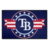 Fan Mats Tampa Bay Rays Starter Accent Rug - 19In. X 30In. Patriotic Starter Mat