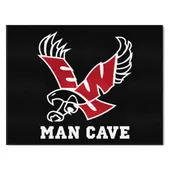 Fan Mats Eastern Washington Eagles Man Cave All-Star Rug - 34 In. X 42.5 In.