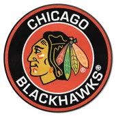 Fan Mats Chicago Blackhawks Roundel Rug - 27In. Diameter