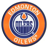 Fan Mats Edmonton Oilers Roundel Rug - 27In. Diameter