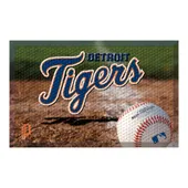 Fan Mats Detroit Tigers Rubber Scraper Door Mat