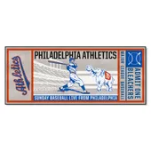 Fan Mats Philadelphia Athletics Ticket Runner Rug - 30In. X 72In.