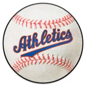 Fan Mats Philadelphia Athletics Baseball Rug - 27In. Diameter