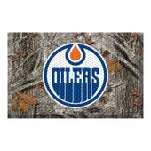 Fan Mats Edmonton Oilers Rubber Scraper Door Mat