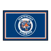 Fan Mats Detroit Tigers 4Ft. X 6Ft. Plush Area Rug