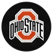 Fan Mats Ohio State Buckeyes Hockey Puck Rug - 27In. Diameter