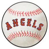 Fan Mats California Angels Baseball Rug - 27In. Diameter