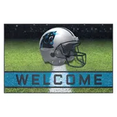 Fan Mats Carolina Panthers Rubber Door Mat - 18In. X 30In.