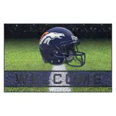 Fan Mats Denver Broncos Rubber Door Mat - 18In. X 30In.