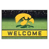 Fan Mats Iowa Hawkeyes Rubber Door Mat - 18In. X 30In.