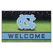 Fan Mats North Carolina Tar Heels Rubber Door Mat - 18In. X 30In.