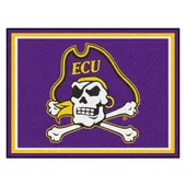 Fan Mats East Carolina Pirates 8Ft. X 10 Ft. Plush Area Rug