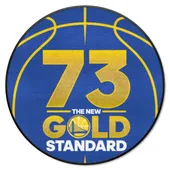 Fan Mats Golden State Warriors - 73 Basketball Rug - 27In. Diameter