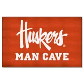 Fan Mats Nebraska Cornhuskers Man Cave Ultimat Rug - 5Ft. X 8Ft.