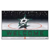 Fan Mats Dallas Stars Rubber Door Mat - 18In. X 30In.