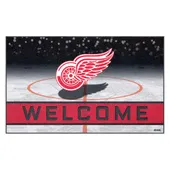 Fan Mats Detroit Red Wings Rubber Door Mat - 18In. X 30In.